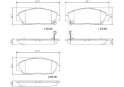 P28021N Sada brzdových destiček, kotoučová brzda PRIME LINE - Ceramic BREMBO