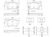 P28022N Sada brzdových destiček, kotoučová brzda PRIME LINE - Ceramic BREMBO