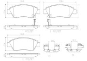 P28023N Sada brzdových destiček, kotoučová brzda PRIME LINE - Ceramic BREMBO