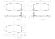 P28075N Sada brzdových destiček, kotoučová brzda PRIME LINE - Ceramic BREMBO