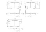 P28080N Sada brzdových destiček, kotoučová brzda PRIME LINE - Ceramic BREMBO