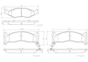 P30006N Sada brzdových destiček, kotoučová brzda PRIME LINE - Ceramic BREMBO