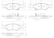 P30009N Sada brzdových destiček, kotoučová brzda PRIME LINE - Ceramic BREMBO