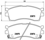 P 30 016 Sada brzdových destiček, kotoučová brzda PRIME LINE BREMBO