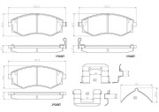 P30022N Sada brzdových destiček, kotoučová brzda PRIME LINE - Ceramic BREMBO