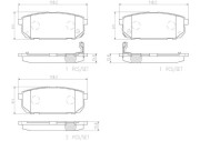 P30023N Sada brzdových destiček, kotoučová brzda PRIME LINE - Ceramic BREMBO