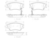 P30027N Sada brzdových destiček, kotoučová brzda PRIME LINE - Ceramic BREMBO