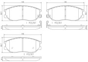 P30028N Sada brzdových destiček, kotoučová brzda PRIME LINE - Ceramic BREMBO