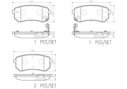 P30033N Sada brzdových destiček, kotoučová brzda PRIME LINE - Ceramic BREMBO