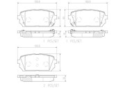 P30040N Sada brzdových destiček, kotoučová brzda PRIME LINE - Ceramic BREMBO