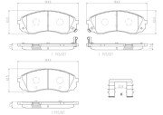 P30041N Sada brzdových destiček, kotoučová brzda PRIME LINE - Ceramic BREMBO