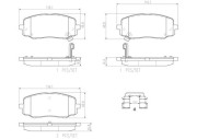 P30045N Sada brzdových destiček, kotoučová brzda PRIME LINE - Ceramic BREMBO