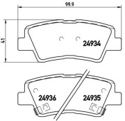 P 30 047 Brzdové destičky BREMBO