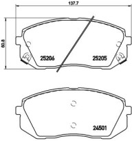 P 30 056X Brzdové destičky BREMBO XTRA LINE BREMBO