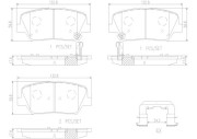 P30070N Sada brzdových destiček, kotoučová brzda PRIME LINE - Ceramic BREMBO