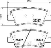 P 30 094 Brzdové destičky BREMBO