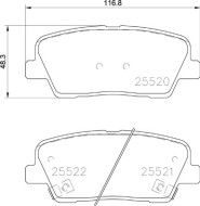 P 30 104 Brzdové destičky BREMBO