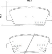 P 30 105 Brzdové destičky BREMBO