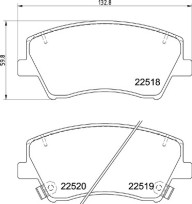 P 30 107 Brzdové destičky BREMBO