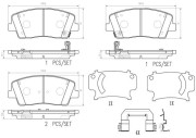 P30108N Sada brzdových destiček, kotoučová brzda PRIME LINE - Ceramic BREMBO