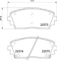 P 30 115 Brzdové destičky BREMBO