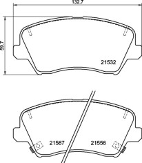 P 30 123 Brzdové destičky BREMBO