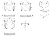 P30124N BREMBO sada brzdových platničiek kotúčovej brzdy P30124N BREMBO