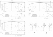 P30138N Sada brzdových destiček, kotoučová brzda PRIME LINE - Ceramic BREMBO