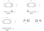 P30139N BREMBO sada brzdových platničiek kotúčovej brzdy P30139N BREMBO