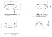 P30158N Sada brzdových destiček, kotoučová brzda PRIME LINE - Ceramic BREMBO