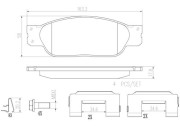 P36012N Sada brzdových destiček, kotoučová brzda PRIME LINE - Ceramic BREMBO