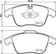 P 36 030 Brzdové destičky BREMBO