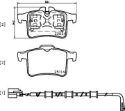 P 36 034 Brzdové destičky BREMBO