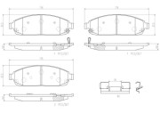 P37010N Sada brzdových destiček, kotoučová brzda PRIME LINE - Ceramic BREMBO