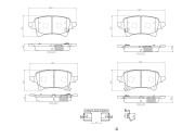 P37029N Sada brzdových destiček, kotoučová brzda PRIME LINE - Ceramic BREMBO