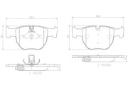 P44012N Sada brzdových destiček, kotoučová brzda PRIME LINE - Ceramic BREMBO