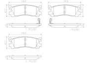 P49025N Sada brzdových destiček, kotoučová brzda PRIME LINE - Ceramic BREMBO