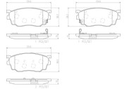 P49026N Sada brzdových destiček, kotoučová brzda PRIME LINE - Ceramic BREMBO