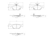 P 49 064 Brzdové destičky BREMBO