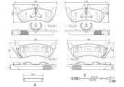 P50044N Sada brzdových destiček, kotoučová brzda PRIME LINE - Ceramic BREMBO