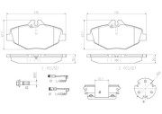 P50049N Sada brzdových destiček, kotoučová brzda PRIME LINE - Ceramic BREMBO