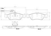 P50082N Sada brzdových destiček, kotoučová brzda PRIME LINE - Ceramic BREMBO