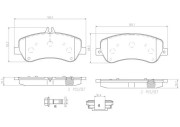 P50086N Sada brzdových destiček, kotoučová brzda PRIME LINE - Ceramic BREMBO