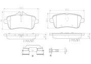 P50099N Sada brzdových destiček, kotoučová brzda PRIME LINE - Ceramic BREMBO