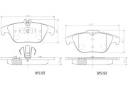 P50104N Sada brzdových destiček, kotoučová brzda PRIME LINE - Ceramic BREMBO