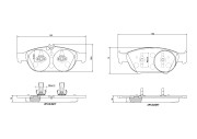 P50106N Sada brzdových destiček, kotoučová brzda PRIME LINE - Ceramic BREMBO