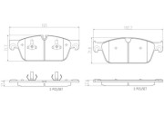 P50112N Sada brzdových destiček, kotoučová brzda PRIME LINE - Ceramic BREMBO