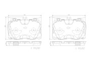 P50139N BREMBO sada brzdových platničiek kotúčovej brzdy P50139N BREMBO