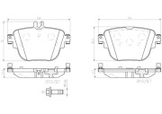 P50141N BREMBO sada brzdových platničiek kotúčovej brzdy P50141N BREMBO