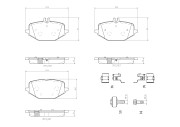 P50161N Sada brzdových destiček, kotoučová brzda PRIME LINE - Ceramic BREMBO